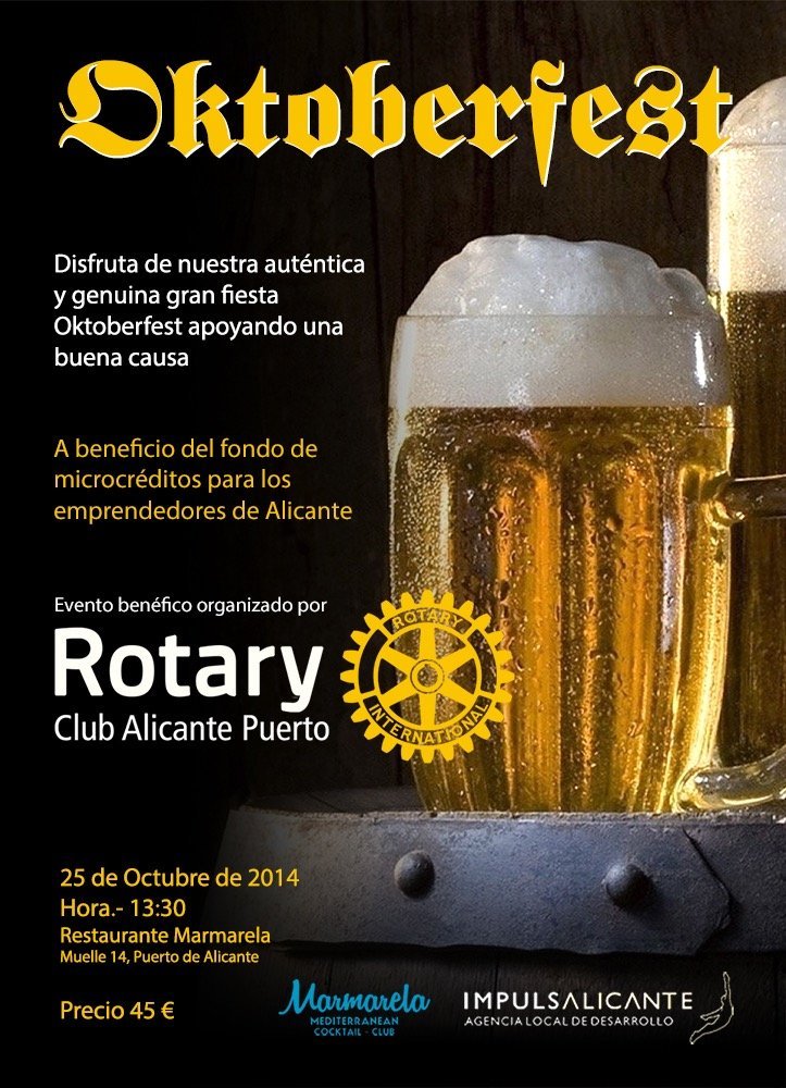 Oktoberfest 2014 Rotary Club Alicante Puerto