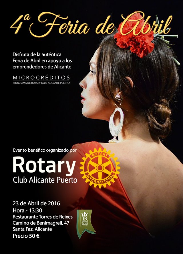 Feria de Abril 2016 de Rotary Club Alicante Puerto