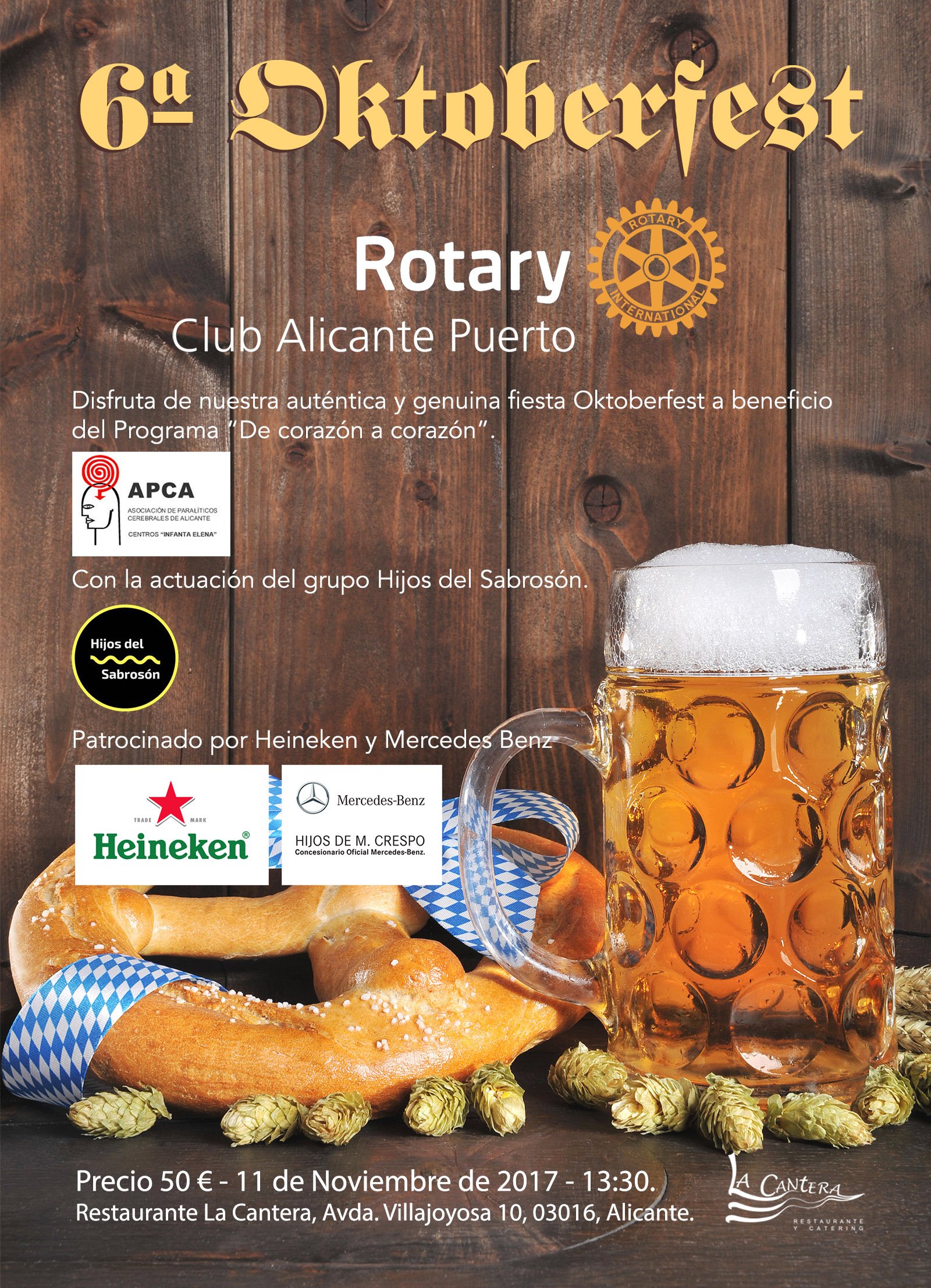 6ª Oktoberfest Rotary Club Alicante Puerto